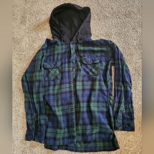 Hooded flannel - clifford lennox